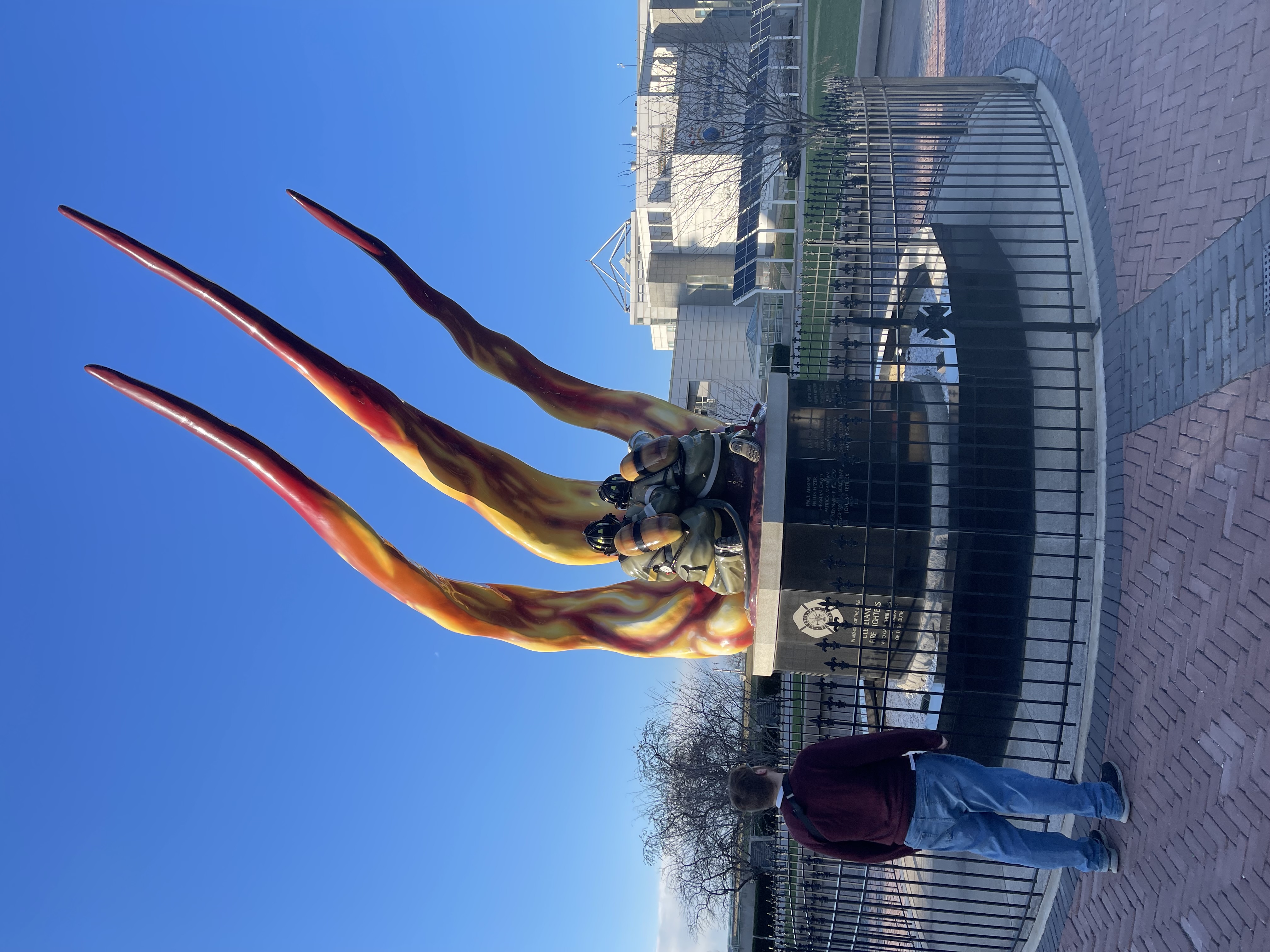 9-11 memorial in Cleveland